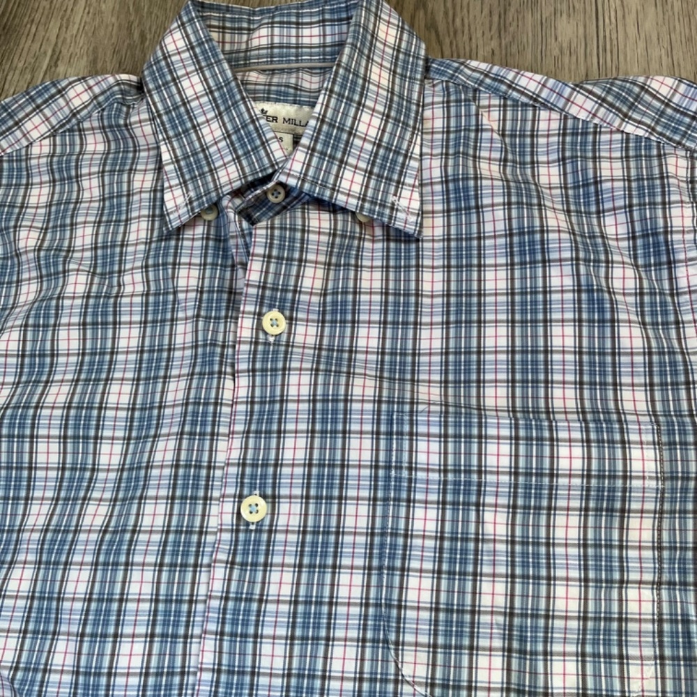 Peter Millar Button Down Shirt Small Long Sleeve - image 2